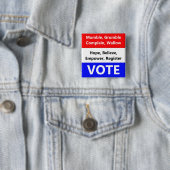 Schaltfläche "Abstimmung" Button (Beispiel)