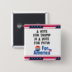 Schaltfläche "Abstimmung für Amerika" Button