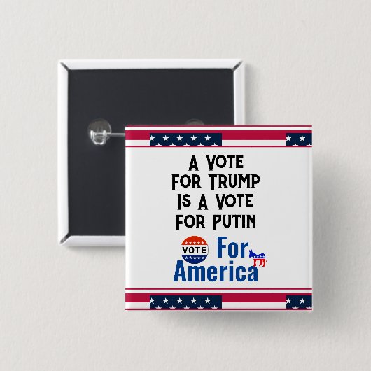 Schaltfläche "Abstimmung für Amerika" Button (Vorne & Hinten)