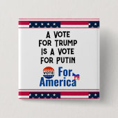 Schaltfläche "Abstimmung für Amerika" Button (Vorderseite)