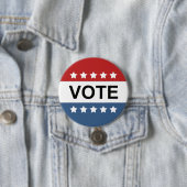 Schaltfläche "ABSTIMMUNG" - Red White & Blue Class Button (Beispiel)