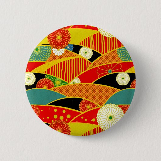Schaltfläche "abstrakt Magische Landschaft" Button (Vorderseite)