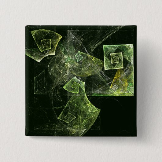 Schaltfläche Abstrakte Balance (Quadrat) Button (Vorderseite)