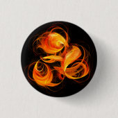 Schaltfläche Abstrakte Fireball (rund) Button (Vorderseite)