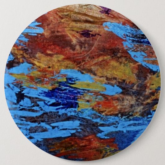 Schaltfläche "Abstrakte Herbststraßen" Button (Vorderseite)