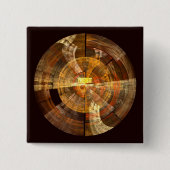 Schaltfläche "Abstrakte Integrität" (Quadrat) Button (Vorderseite)