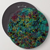 Schaltfläche Abstrakte Kunst in mehrfarbiger Schri Button (Vorne & Hinten)