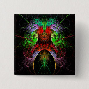 Schaltfläche Abstrakte Kunst (Quadrat) Button