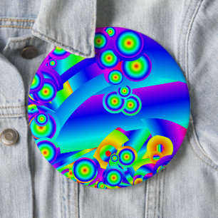 Schaltfläche "abstrakte Ozeanwellen" Button