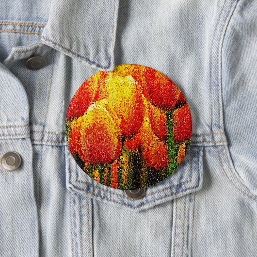 Schaltfläche "abstrakte Tulip-Malerei" Button (Beispiel)