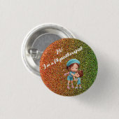 Schaltfläche "Abzeichen für niedliche Physiotherap Button (Vorne & Hinten)