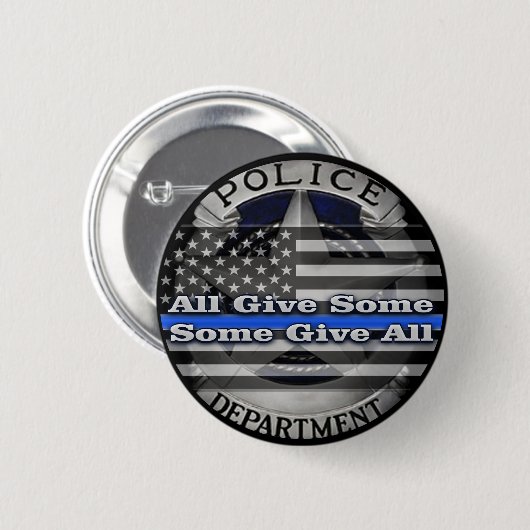 Schaltfläche Abzeichen für Polizeibeamte Button (Vorne & Hinten)