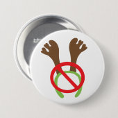 Schaltfläche / Abzeichen - lustiges Weihnachtsthem Button (Vorne & Hinten)