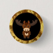 Schaltfläche "Adortable Moose Art" Button (Vorderseite)