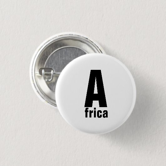 Schaltfläche Afrika Button (Vorne & Hinten)