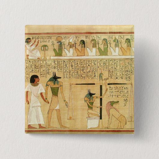 Schaltfläche "Ägypten-Hieroglyphen" Button (Vorderseite)