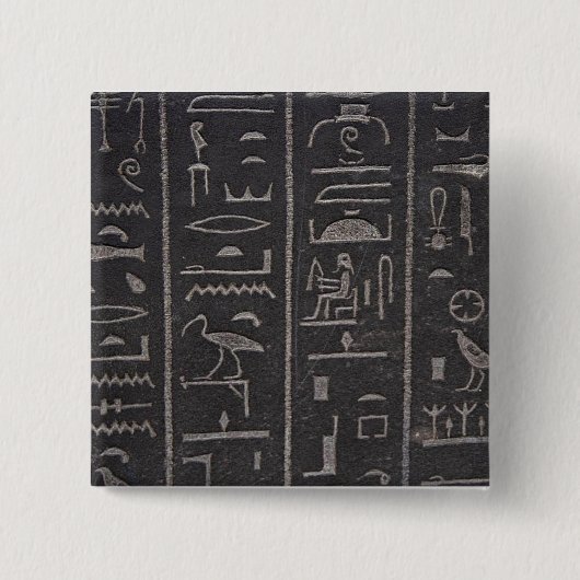 Schaltfläche "Ägyptische Hieroglyphen" Button (Vorderseite)