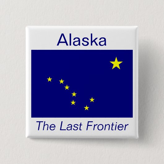 Schaltfläche "Alaskan Flag" Button (Vorderseite)