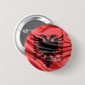 Schaltfläche "Albanien" Button (Vorne & Hinten)