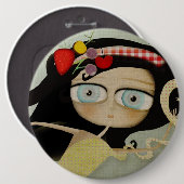 Schaltfläche Alice im Wunderland Button (Vorne & Hinten)