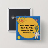 Schaltfläche "Alien des benutzerdefinierten Bereic Button (Vorne & Hinten)