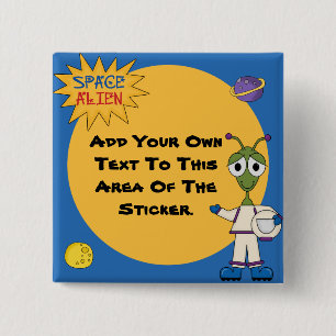 Schaltfläche "Alien des benutzerdefinierten Bereic Button