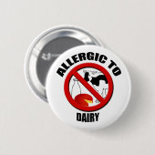 Schaltfläche "Allergische Reaktion auf den medizin Button (Vorne & Hinten)