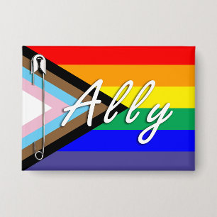 Schaltfläche "Alliges LGBTQ+-Button" Button