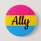 Schaltfläche "Alliierte Pansexual Pride" Button (Vorderseite)