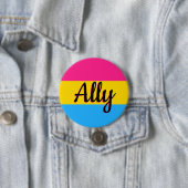 Schaltfläche "Alliierte Pansexual Pride" Button (Beispiel)