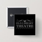 Schaltfläche Altes Bibliothekstheater Button (Vorne & Hinten)