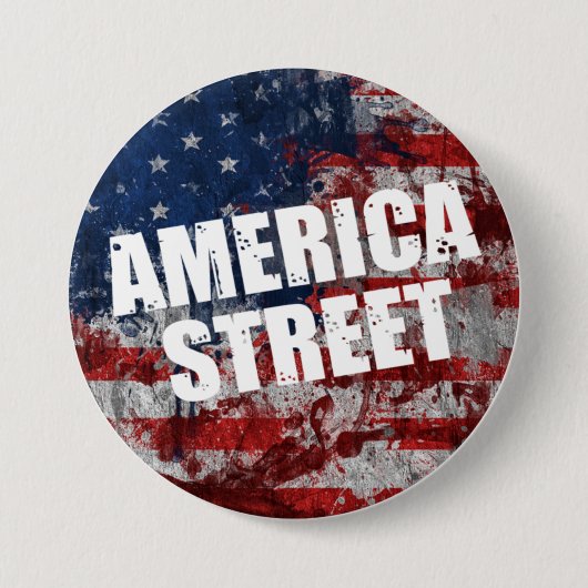 Schaltfläche "America Street" Button (Vorderseite)