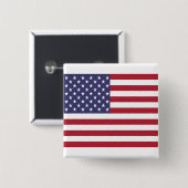 Schaltfläche "American Flag Button" Button (Vorne & Hinten)