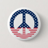 Schaltfläche "American Peace Sign" Button (Vorderseite)