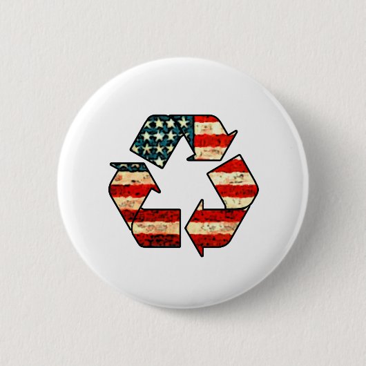 Schaltfläche "Amerika recycle" Button (Vorderseite)