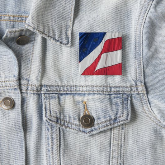 Schaltfläche "Amerikanische Flagge" Button (Beispiel)