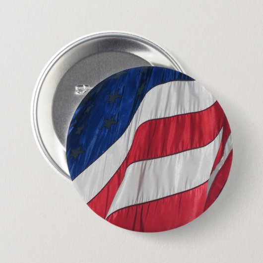 Schaltfläche "Amerikanische Flagge" Button (Vorne & Hinten)