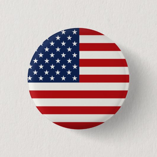 Schaltfläche "Amerikanische Flagge" Button (Vorderseite)