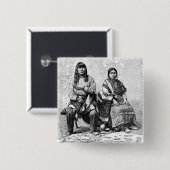 Schaltfläche amerikanische Ureinwohner Button (Vorne & Hinten)