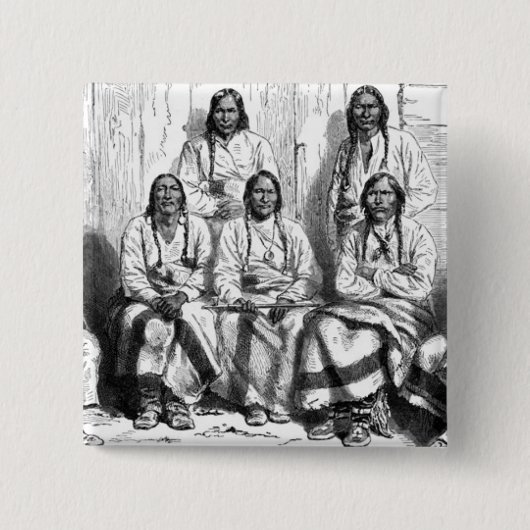 Schaltfläche amerikanische Ureinwohner Button (Vorderseite)