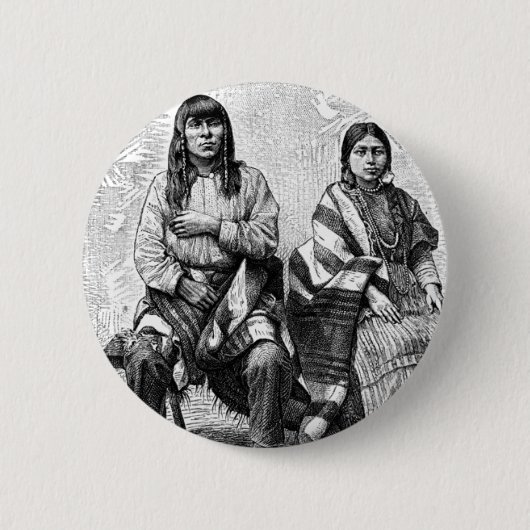 Schaltfläche amerikanische Ureinwohner Button (Vorderseite)