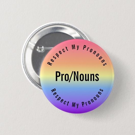 Schaltfläche "Anpassbare Xenogender-Pronomen" Button (Vorne & Hinten)