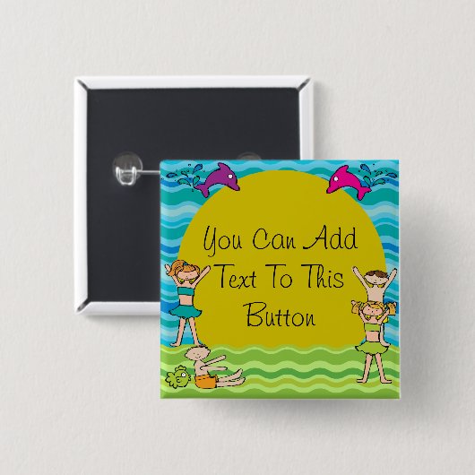 Schaltfläche "Anpasstes Pool-Party" Button (Vorne & Hinten)