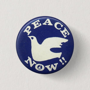 Schaltfläche "Anti War Peace Now Abzeichen" Button