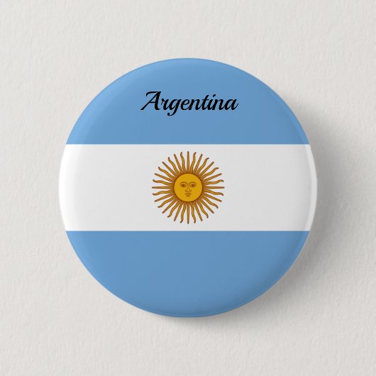 Schaltfläche Argentinien Button (Vorderseite)