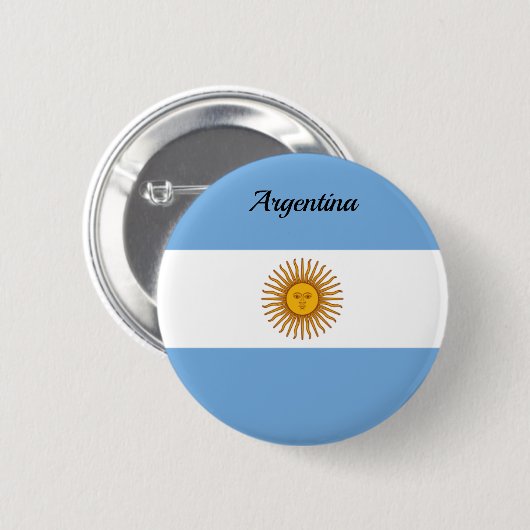 Schaltfläche Argentinien Button (Vorne & Hinten)