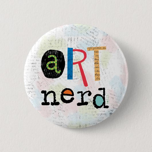 Schaltfläche Art Nerd Button (Vorderseite)