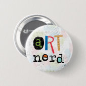 Schaltfläche Art Nerd Button (Vorne & Hinten)