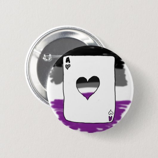 Schaltfläche "Asexual Prix" Button (Vorne & Hinten)