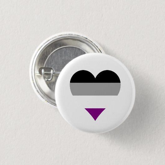 Schaltfläche "Asexual Stolz" Button (Vorne & Hinten)